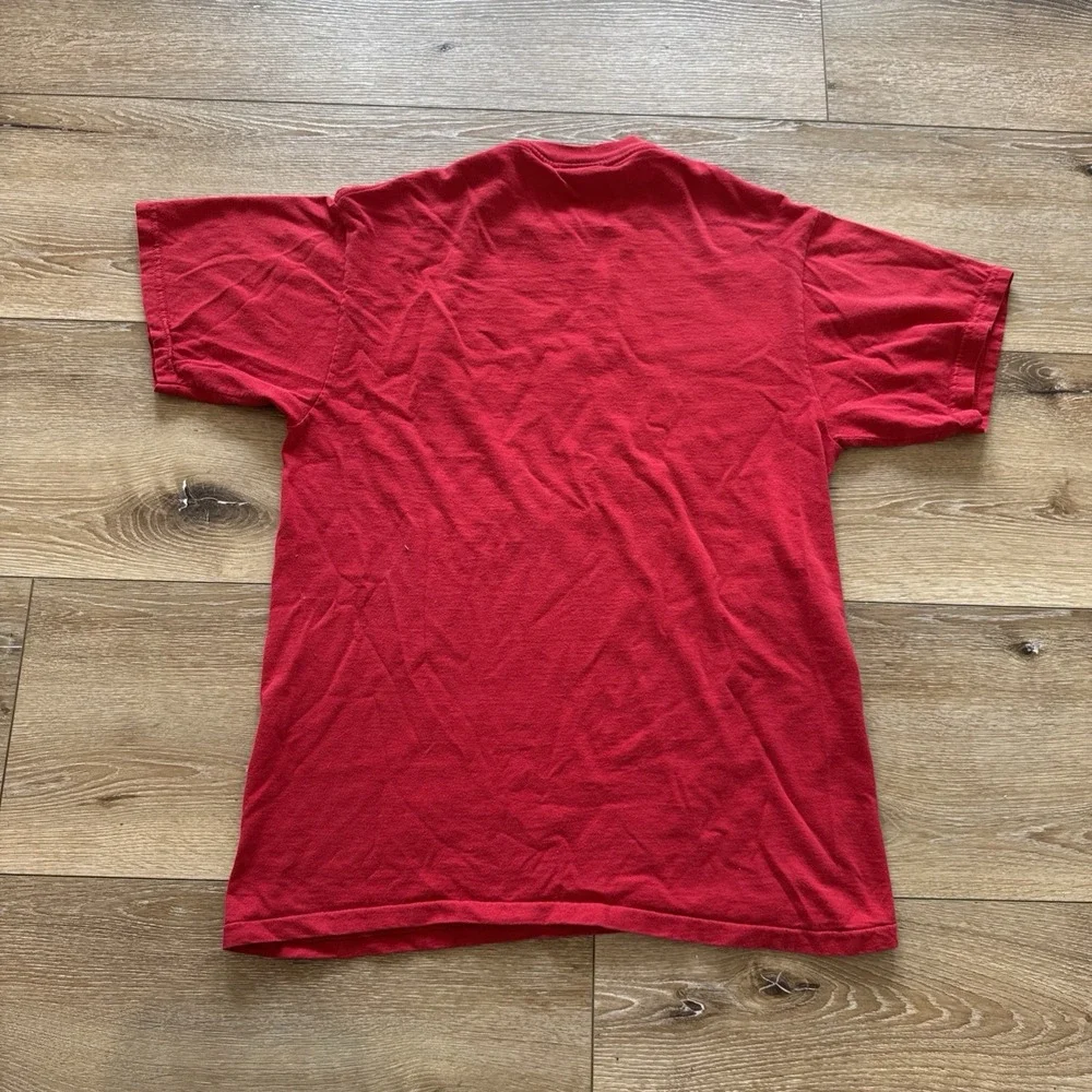 Vintage Tigger Shirt Mens M Winnie the‎ Pooh Embroidered Red 90s Disney - Picture 2 of 7